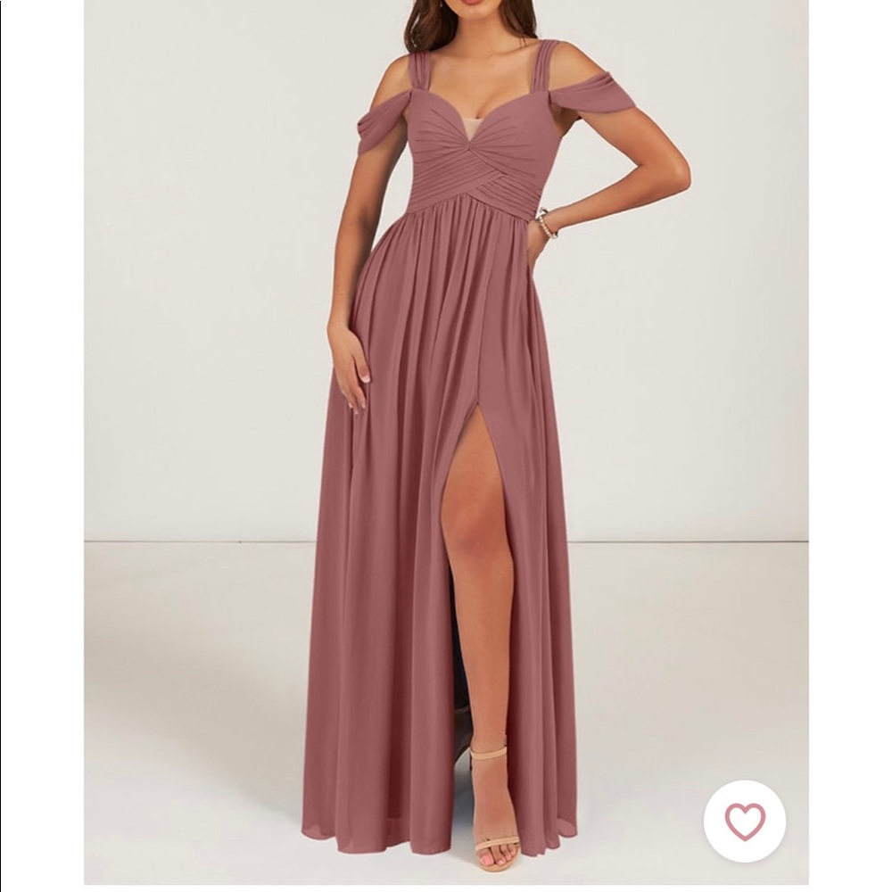 Azazie Lianne in Desert Rose